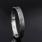 Personalized 3MM Celestial Band/Viking Wedding Band/Rustic Engagement Ring/Unique ring/Rustic Engagement Ring/Hand Forged Ring/Promise ring
