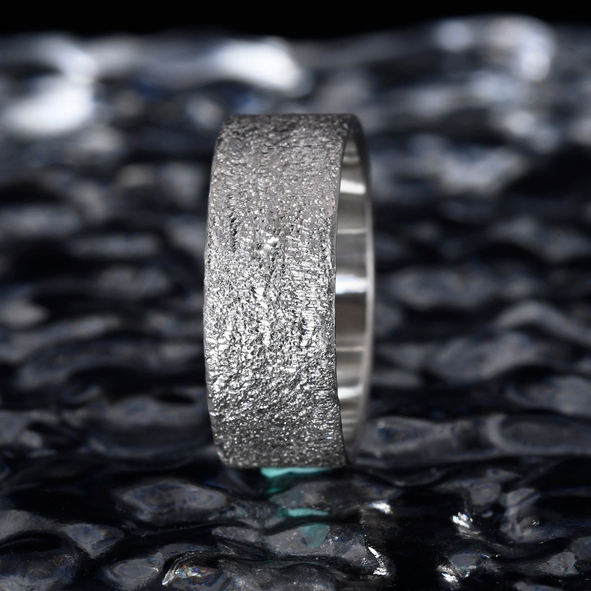 Sterling Silver Gypsophila Shining Ring like Diamond Will change with Light Reflection/galaxy of stars band/wedding engagement promise ring