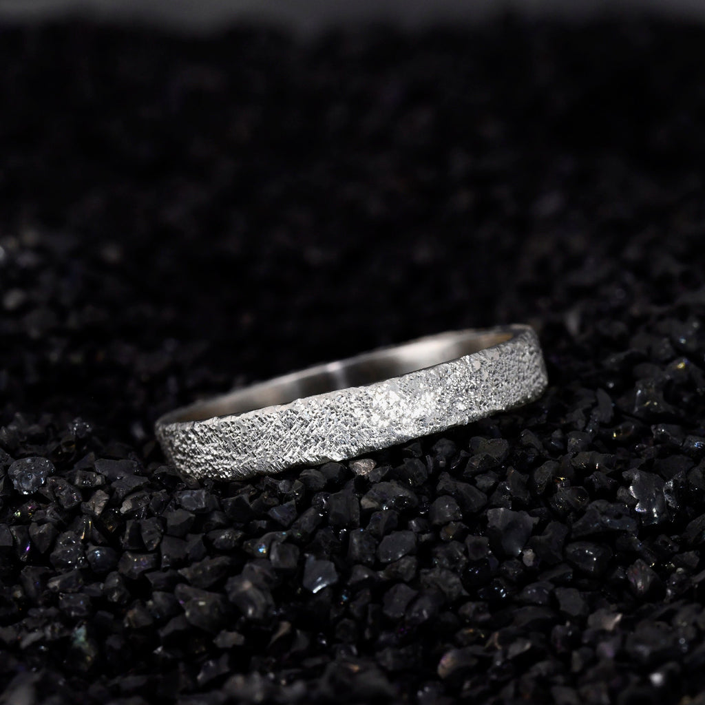 Personalized Sterling Silver Gypsophila Shining Dainty 4MM Stackable Ring as Gift for her wedding engagement ring