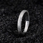 Personalized Sterling Silver Gypsophila Shining Dainty 3MM Stackable Ring as Gift for her wedding engagement ring