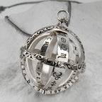 Personalized Birthstone Astronomical Rotating Celestial Necklace for Anxiety Relief