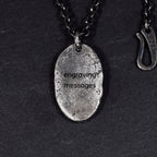 Protection Amulet Necklace in Sterling Silver/ Pendant fu lu shou, feng shiu, Taoism.