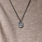 Personalized Family Birthstone Necklace made with S925 / Initial Necklace With Birthstone / gift for him/ father Gift