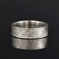 Personalized Natural Rock Texture Ring S925/ Viking Wedding Band/Handmade Mens Rustic Engagement Ring/Chunky rings