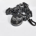 Phoenix Pendant Necklace in Sterling Silver/Chinese auspicious animal totem pendant/A necklace that symbolizes happiness and good fortune
