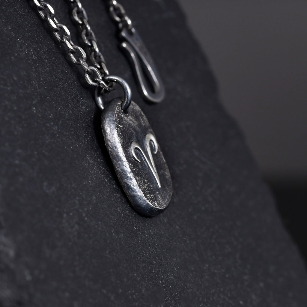 Personalized Zodiac necklace /Constellation pendant/ Birthday gift for him/Aries necklace