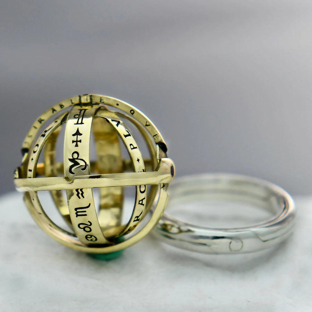Custom Astronomical Sphere Ring or Pendant, Fully Personalized Jewelry