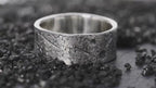 Personalized Celestial Band/ Viking Wedding Band/Planet ring/Rustic Engagement Ring/Chunky rings/Unique Gift/Moon and Star ring