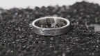 Texture Promise Ring , Rustic Engagement Ring, Hand Forged Ring, Viking Wedding Band, Chunky rings, Celtic Ring