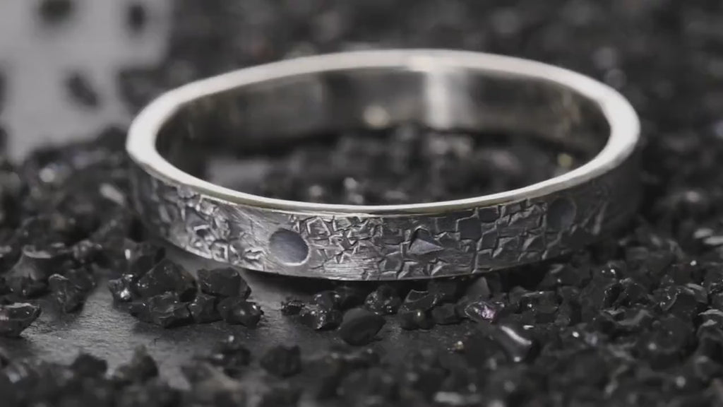 Personalized 3MM Celestial Band/Viking Wedding Band/Rustic Engagement Ring/Unique ring/Rustic Engagement Ring/Hand Forged Ring/Promise ring