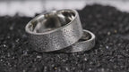 Personalized Viking Wedding Couple Ring Set,Promise Ring, Hand Forged Ring,Norse Ring,Rustic Engagement Ring,Chunky rings,Celtic Ring