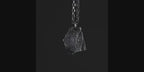Men's Rustic Rock Pendant in Sterling Silver