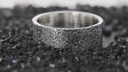 Personalized Rustic Engagement Ring, Mens Promise Ring, Hand Forged Ring, Viking Wedding Band, Chunky rings, Celtic Ring